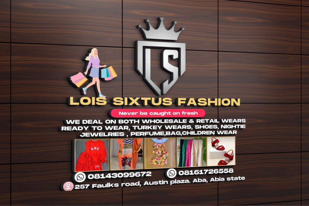 LOIS SIXTUS FASHION IN THE MARKET YOUR BUSINESS PAGE