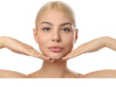 10 Easy Beauty Tips You Can Do at Home for Glowing Skin Pretty woman showing clear, healthy skin, demonstrating easy beauty tips you can do at home for glowing skin