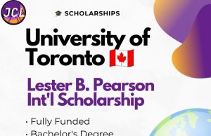 Lester B. Pearson International Scholarship 2027 in Canada | Fully Funded Undergraduate Scholarship Featured image for the Lester B. Pearson International Scholarship 2027, a fully funded undergraduate scholarship at the University of Toronto for international students.