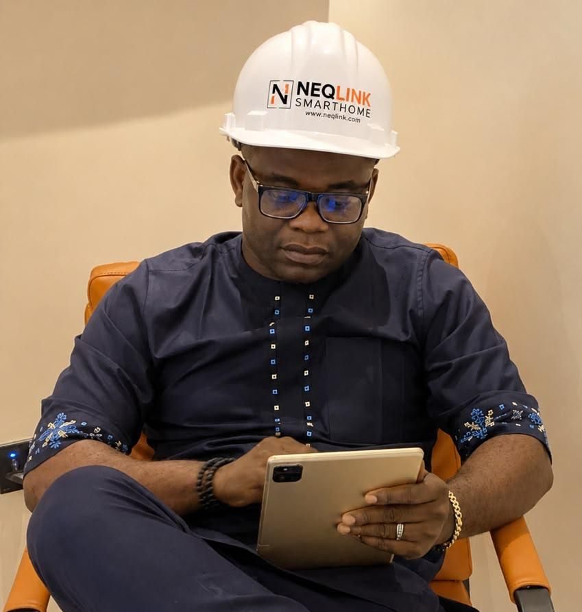 Engr. Okezie Nelson Onwuemelie, Founder and CEO of NEQ-LINK, providing smart home and solar solutions in Nigeria